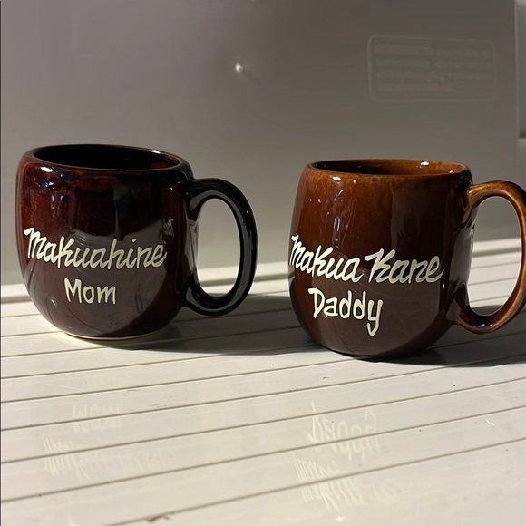 Makua Coffee Mugs Set - Brown - Picture 1 of 9